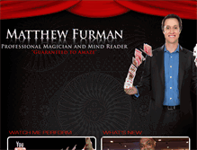Tablet Screenshot of matthewfurman.com